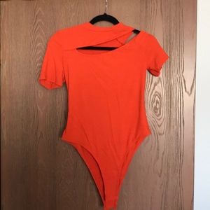 Neon Orange Bodysuit